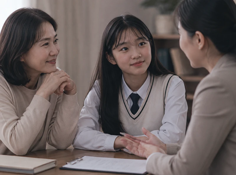 학습 계획을 세우는 모습