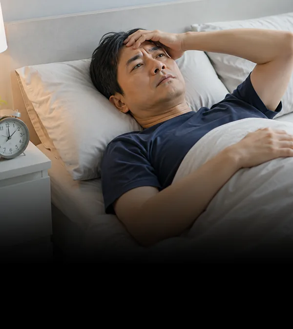 스트레스로 인한 수면 장애와 정서적 과긴장 예방 관리 이미지